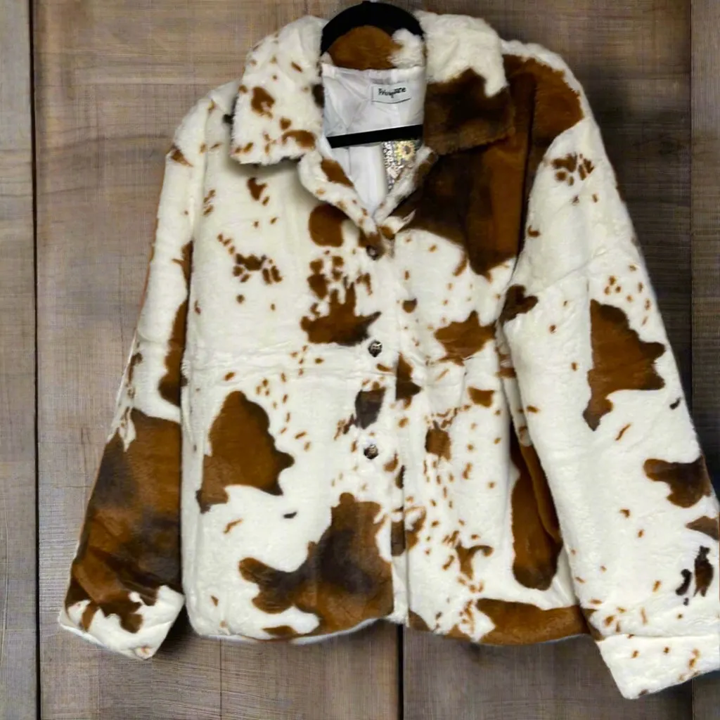 Cow Sherpa Jacket