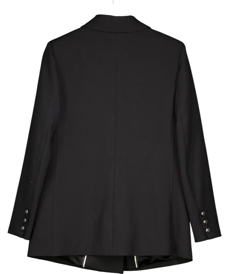 Guess Black Tailored Double Breasted UK M