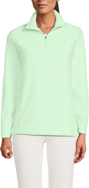 Lands' End Women's Anyweather Fleece Quarter Zip Pullover