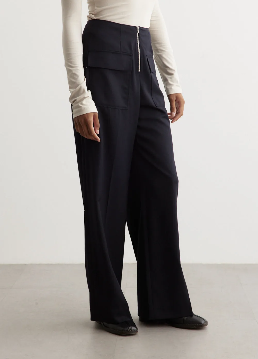 Pocket Wool Trousers