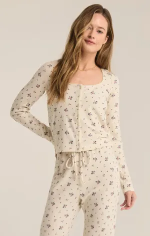 Tess Rosebud Long Sleeve Top