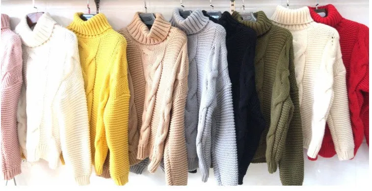 Turtleneck Loose Sweater