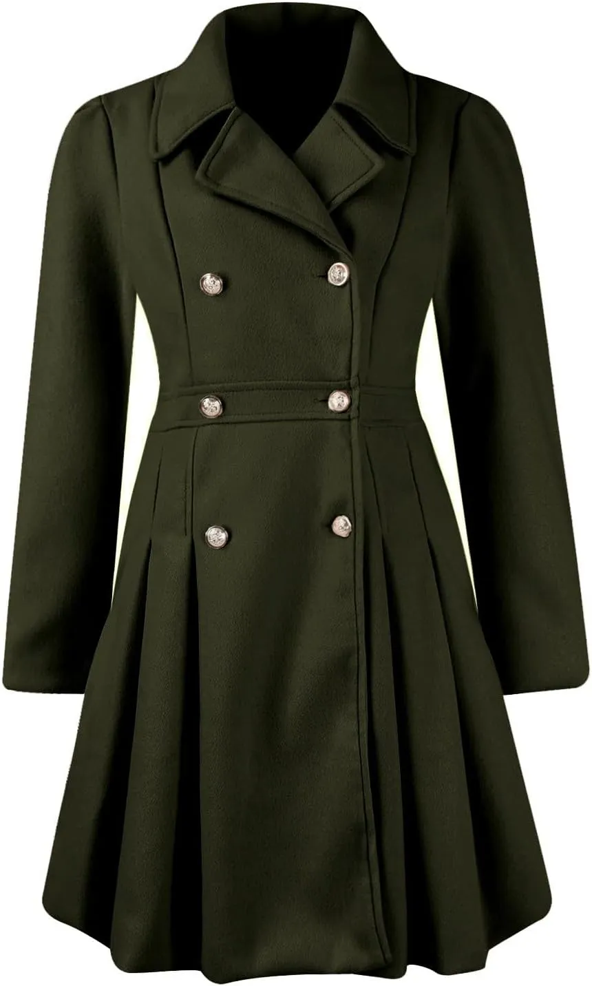 Womens Fall Fashion 2024 Open Front Coatigan Sweater Long Sleeve Casual Knit Lapel Cardigan Coat with Pockets