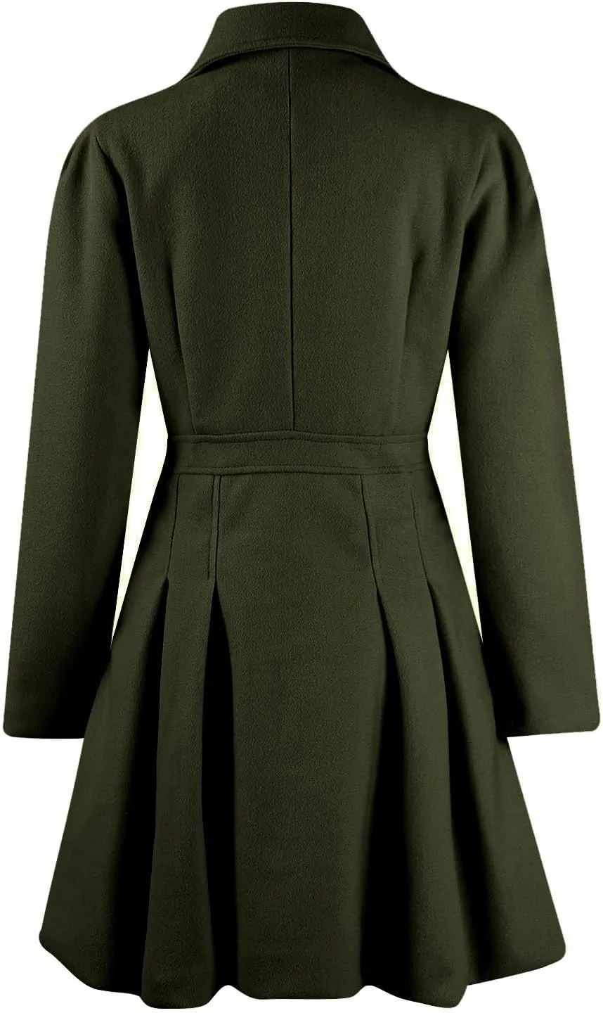 Womens Fall Fashion 2024 Open Front Coatigan Sweater Long Sleeve Casual Knit Lapel Cardigan Coat with Pockets